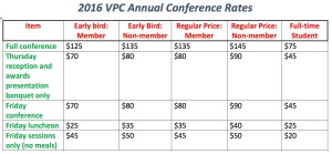 conference rates